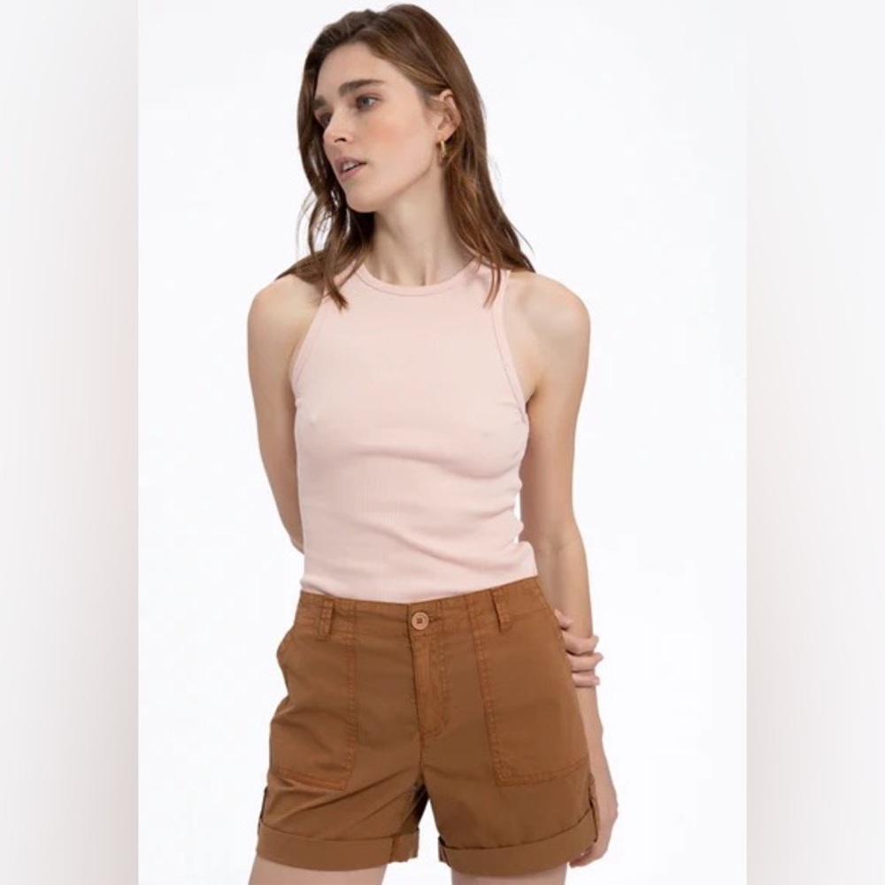 NWT Sanctuary Switchback Cargo Rolled Cuff Shorts Lion/Brown Size 31